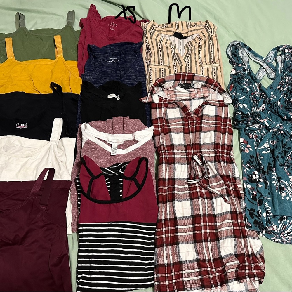 Maternity LOT-leggings, jeans, tops, tanks, bottoms